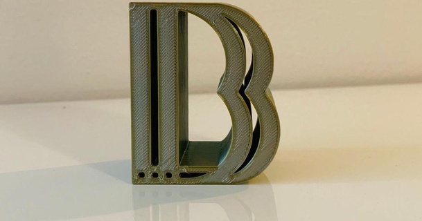 3d alphabet - letter b art g 3D Models Household Home Decor letters 3dlettering 3dletters alphabetletters 3d print model - Mito3D