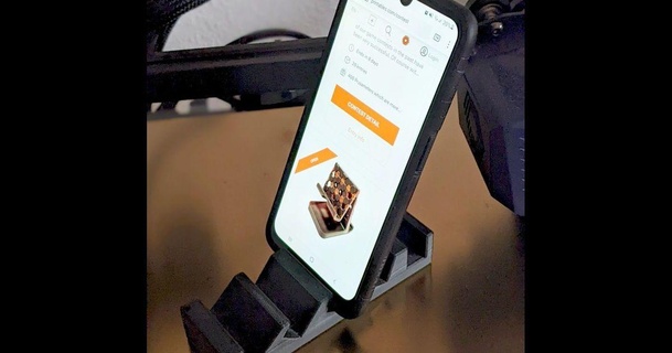 minimalistisch Telefon Stand multi Winkel ziehen Teile Fahrrad Radfahrer 3D Modelle Gadgets tragbar Geräte Telefonständer Smartphone 3d print model - Mito3D