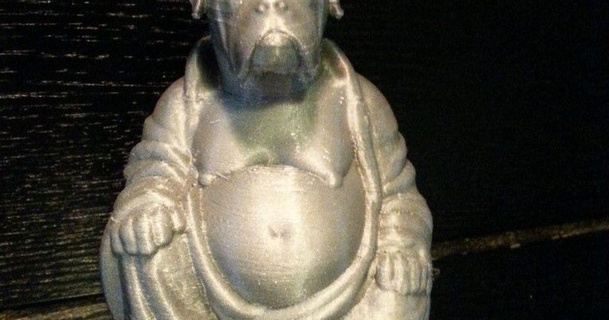 boxer buddha creatasaurus x 3D Models Art & Design Sculptures thingiverse dogs happiness 3d print model - Mito3D