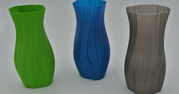 fraktal vazo 1 ren fırtına 3D modeller Sanat tasarım tasarımlar vazemode 3d print model - Mito3D