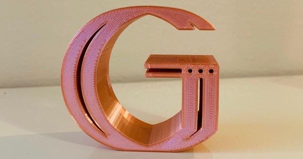 3d alfabeto lettera arte 3D Modelli domestico casa arredamento scritte lettere 3dlettering 3dletters dell 39 3d print model - Mito3D