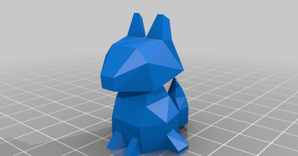 low poly fox bidibulle38 3D Models World & Scans Animals thingiverse 3d print model - Mito3D