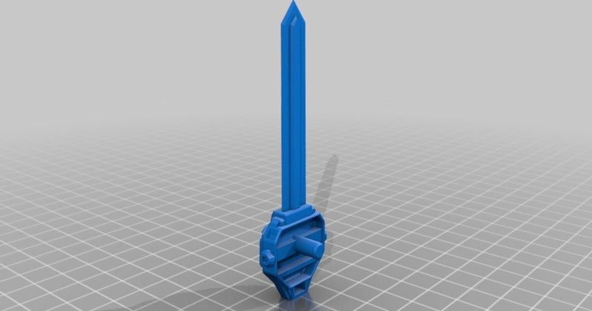 espada 90mm mrflippant descargar gratis stl modelo imprimiblescom 3d modelos juguetes juegos acción cifras estatuas 3D print model - Mito3D