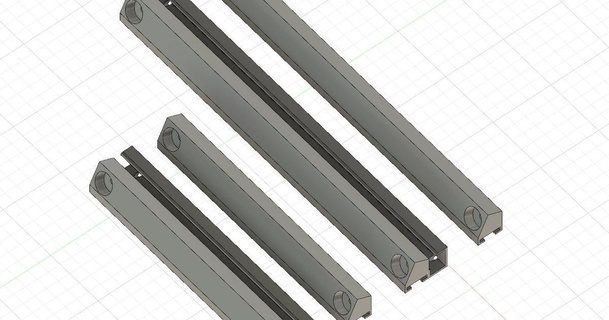 magnetic led rail nozzleshiftcom 3D Models Printers - Upgrades prusabox printerbox ledrail 3d print model - Mito3D
