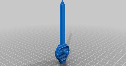 espada 90mm mrflippant descargar gratis stl modelo imprimiblescom 3d modelos juguetes juegos acción cifras estatuas 3d print model - Mito3D