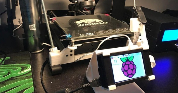 gripping stand - octoprint raspberry pi diogorsergio 3D Models Hobby & Makers Electronics raspberrypi raspberrypicase thingiverse raspberrypicamera 3d print model - Mito3D