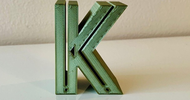 3d alfabeto lettera arte 3D Modelli domestico casa arredamento scritte lettere 3dlettering 3dletters dell 39 3d print model - Mito3D