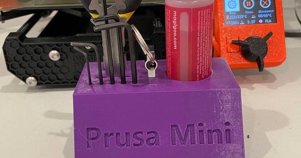 prusa mini outil titulaire soutien morganwg 3D modèles loisir fabricants organisateurs organisateur porte Prusamini 3mf originalprusamini 3d print model - Mito3D