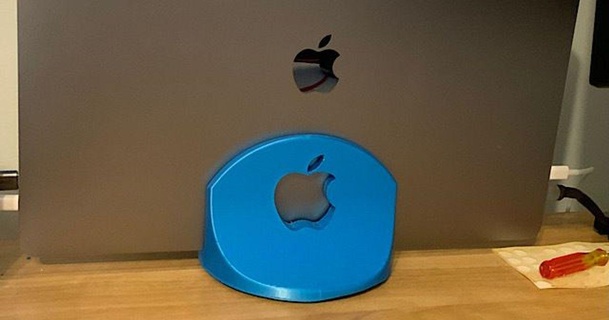 MacBook Profi Vertikale Dock 5 3D Modelle Gadgets Computers Stand Apfel thingiverse 3d print model - Mito3D