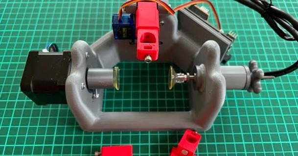 facile commutabile penna braccio sphero bot giuro 3D Modelli gadget thingiverse eggbot sferaobot 3d print model - Mito3D