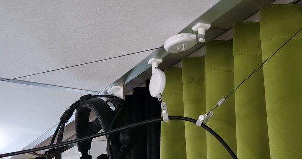 tubo montare Kiwi vr cavo gestione pulegge nerdassico 3D Modelli passatempo creatori elettronica realta virtuale dei cavi 3d print model - Mito3D