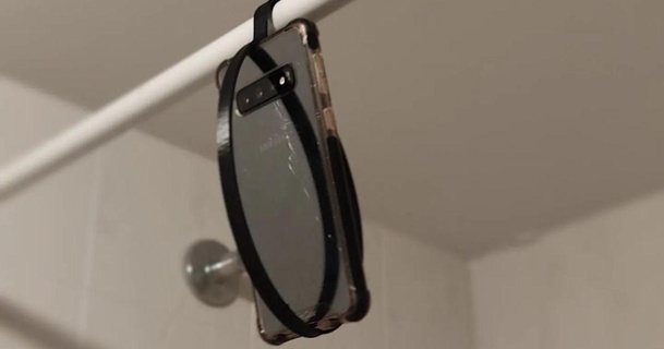 flessibile Telefono titolare supporto In piedi 3dprintedinventions 3D Modelli gadget portatile dispositivi phonestand bagno per telefono 3d print model - Mito3D