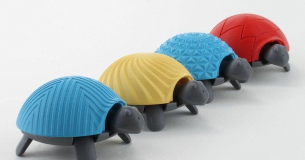 matschig Schildkröte Jakejake tmnn 3D Modelle Spielzeuge Spiele Aktion Zahlen Statuen Spielzeug Kreatur mechanisch 3d print model - Mito3D