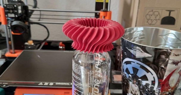 diğeri vase adapter 750ml doğru meyveler şişe star goz kirpmak 3D modeller ev halkı dekor 3d print model - Mito3D