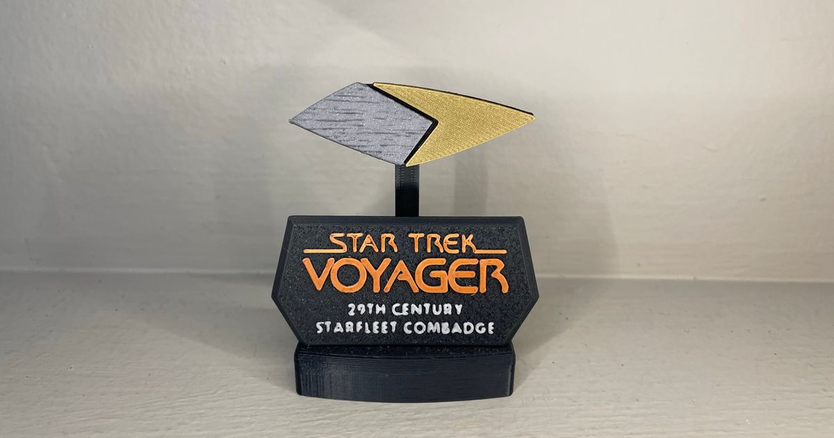 stella trekking voyager 29th secolo combadge 3D Modelli costumi Accessori oggetti scena cosplay insegne distintivo comunicatore futuro 3D print model - Mito3D