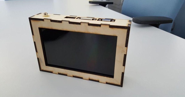 lasercut frame 7 pollin display bilian 3D Models Hobby & Makers Other Ideas lcd thingiverse 3d print model - Mito3D
