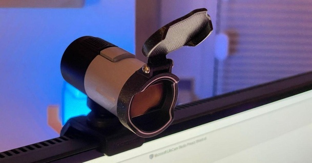 microsoft lifecam estudio intimidad proteger gorra cubierta carcasa funda investigable 3D modelos artilugio foto vídeo 3d print model - Mito3D
