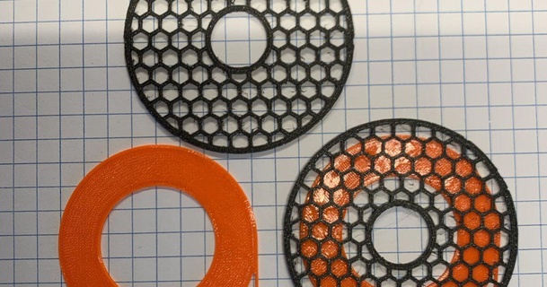 prusa bobine logo Steffander 3D modèles art conception 2D assiettes logos 3d print model - Mito3D