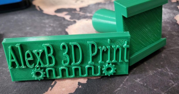 personalizzabile francobollo bocalexandru 3D Modelli domestico ufficio personalizzato maniglia 3d print model - Mito3D