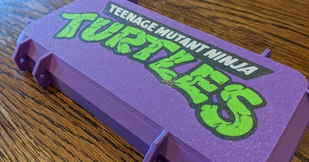 Teenager Mutant Ninja Schildkröten Spielzeug Box Inlay Zachatrizität 3D Modelle Spielzeuge Spiele Lager tmnt 3d print model - Mito3D