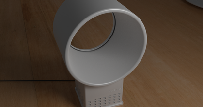 lame bureau ventilateur tischventilateur eye Télécharger libre stl modèle imprimablescom 3d modèles Ménage maison équipement dyson 3d print model - Mito3D