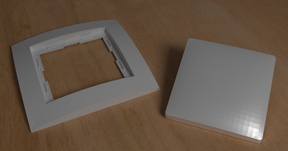 ışık değiştirmek light Schalter k eye indir Bedava stl model printablescom 3d modeller ev halkı ekipman Lichtschalter anahtarı 3d print model - Mito3D