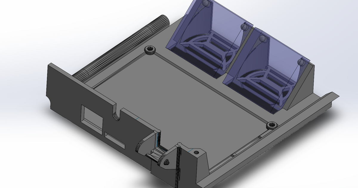 ender 3 Pro aio skr v13 2x4010 aficionados cable cadena dzxxx2331s 3D modelos impresoras actualizaciones bigtreetechskr 3D print model - Mito3D