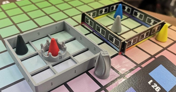 39 sfumature segnali punteggio recinzione stampabile giocatore pedine geco 3D Modelli giocattoli Giochi tavola gioco tavolo pedone cambio colore 3d print model - Mito3D