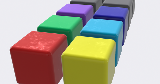 simples quadrado jogos símbolo migalha 3D modelos brinquedos borda jogo tabuleiro dados 3d print model - Mito3D