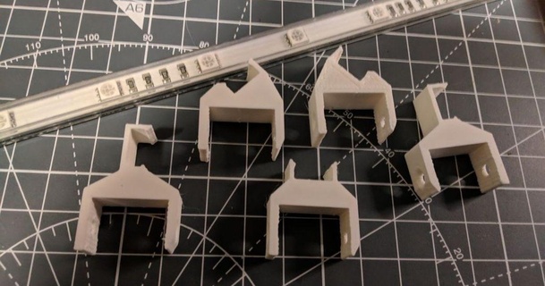 ikea dioder clip centesimo 3D Modelli domestico Casa attrezzature diodi thingiverse 3d print model - Mito3D