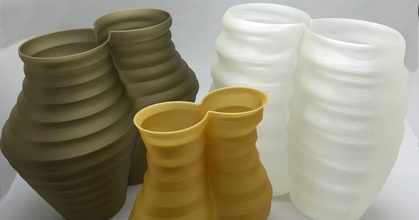 mitosis vase collection juansejo download free stl model printablescom 3d models household decor decoration vases 3d print model - Mito3D