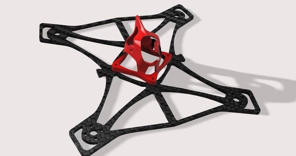 tks Echo 35 35inch 1s 3D Modelle Hobby Macher Ideen betafpv bürstenlos caddx Überdachung Drohne 3d print model - Mito3D