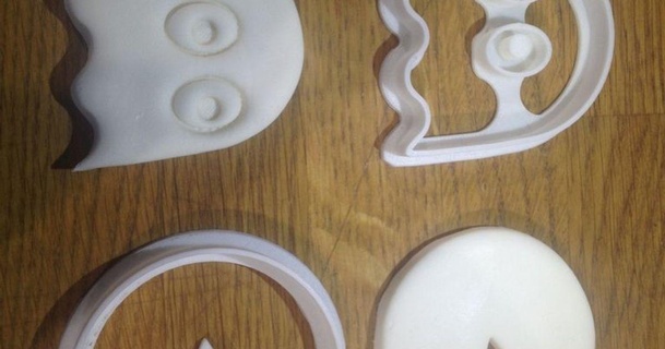 pacman fantasma biscoito glacê cortador crt404 3D modelos casa cozinha thingiverse 3d print model - Mito3D