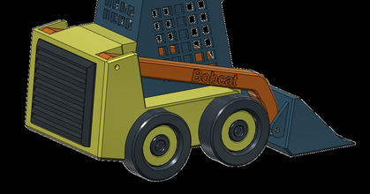 bobcat paja-trb download free stl model printablescom 3d models toys & games vehicles excavator 3d print model - Mito3D