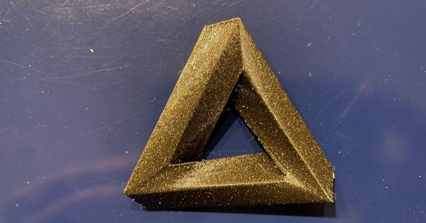 penrose triangle aryser 3D Models Art & Design Sculptures penrosetriangle escher paradox 3d print model - Mito3D