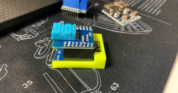 wemos d1 mini socket eddy 3D Models Gadgets Other 3d print model - Mito3D