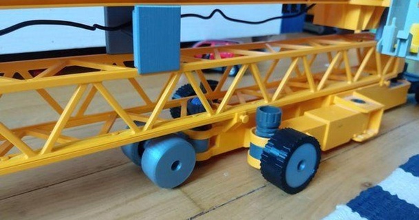 repuesto partes playmobil grua rastreador robot buscador 3D modelos juguetes juegos thingiverse 3d print model - Mito3D