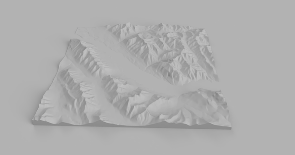 Canmore ab terrain Mike 3D modèles art conception sculptures 3d print model - Mito3D