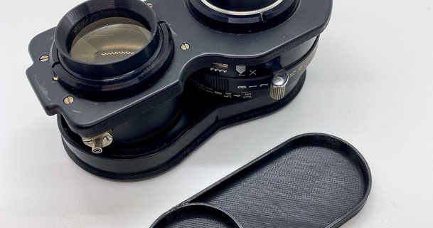 mamiya sekor posterior lente cubierta carcasa funda 80mm 28 105mm 35 tlr lentes morozgrafix 3D modelos artilugio foto vídeo c220 c330 3d print model - Mito3D