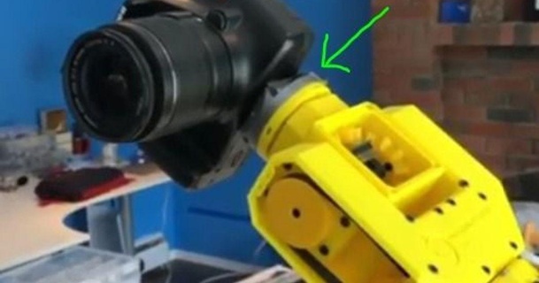 Kamera schnell montieren Sixi Roboter Arm Dan royer 3D Modelle Hobby Macher RC Robotik Adapter Compositing instagram Photogrammetrie 3d print model - Mito3D