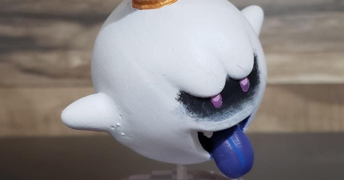 king boo amiibo figure nebulanoob 3D Models Toys & Games Action Figures Statues 3ds book gamecube 3D print model - Mito3D