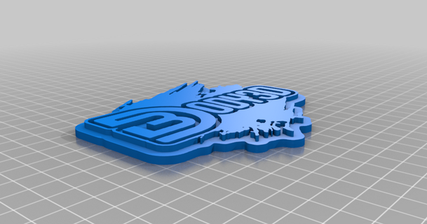 body3d logo 3D modèles loisir fabricants idées corps marque conception dragon 3d print model - Mito3D