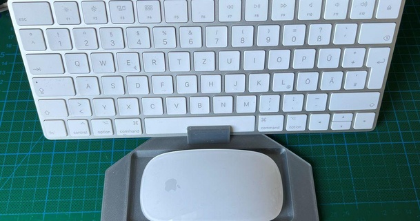 Ablage Apfel Magie Maus tastatur dunkler Mond 3D Modelle Gadgets Computers Mac Mini sonstiges 3dprinting 3d print model - Mito3D