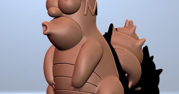 yavaş body3d 3D modeller hobi yapımcılar fikirler kırbaç Homer pokemon Pokemongo Simpson 3d print model - Mito3D