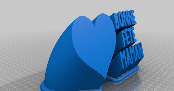bonne f te maman body3d 3D Models Hobby & Makers Other Ideas cadeau day fete gift 3d print model - Mito3D