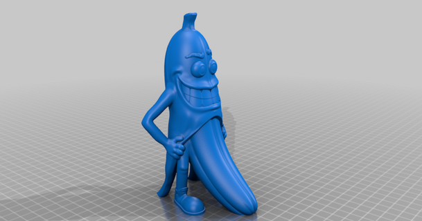 mr banana body3d 3D Models Hobby & Makers Other Ideas banane character cool 3d print model - Mito3D