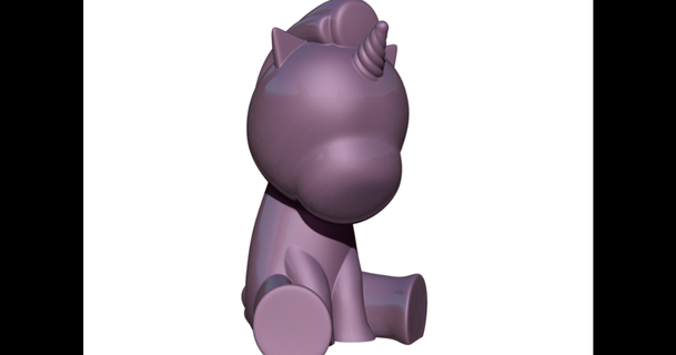 Einhorn licorne body3d 3D Modelle Hobby Macher Ideen Kunst Mais Horn niedlich Disney 3d print model - Mito3D