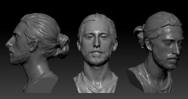 body3d buste 3D modèles art conception sculptures body3design Youtube chose universelle 3d print model - Mito3D