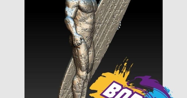 plata tablista Clásico body3d 3D modelos Arte diseño esculturas vengadores historietas DC comics maravilla Comics Marvel 3d print model - Mito3D