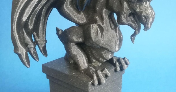 Ejderha çirkin yaratık kaide gotik mimari heykel üçüncü boyut 3D modeller Sanat tasarım heykeller canavar 3d print model - Mito3D